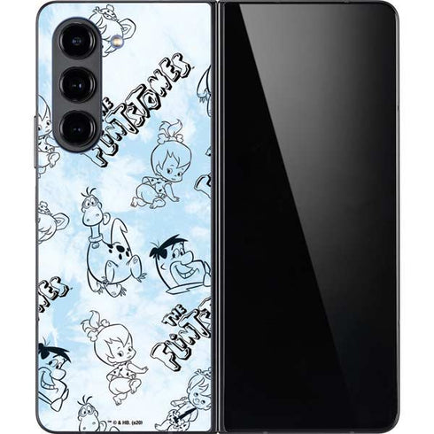 The Flinstones The Flintstones Tie Dye Print Galaxy Z Fold5 5G Skin